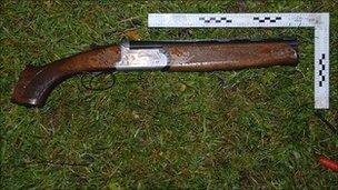 Shotgun used by Raoul Moat