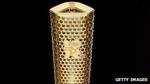 The prototype for the London 2012 Olympic torch