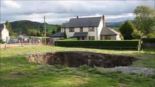 The hole at Rhes-y-cae (pic: Ben Robertson)