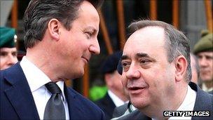 David Cameron, Alex Salmond