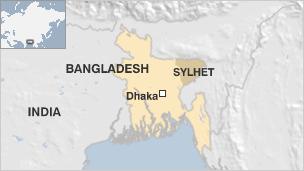 Sylhet map