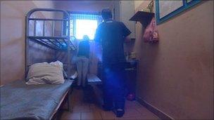 Inmates inside Moscow's Butyrka remand prison