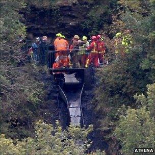 Rescue operation at Gleision Colliery