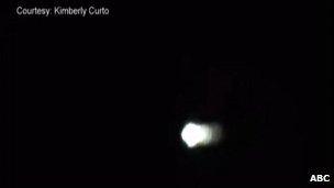 An image of the fireball courtesy of ABC news