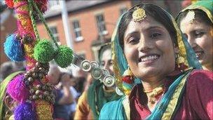 Dancers at the Llangollen International Musical Eisteddfod