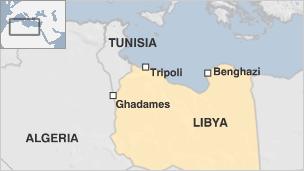 Map of Libya