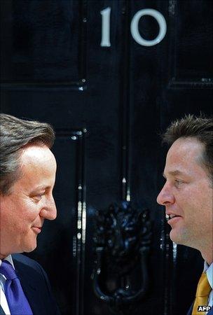 David Cameron and Nick Clegg