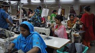 Bangladeshi clothes factory