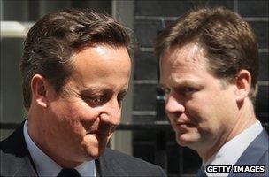 David Cameron and Nick Clegg