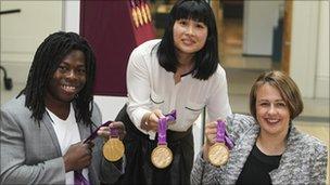 Ade Adepitan, Lin Cheung and Dame Tanni Grey-Thompson