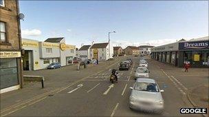 Main Street, Bainsford. Copyright: Google