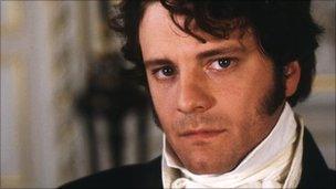 Colin Firth as Mr Darcy in 1995's Pride and Prejudice