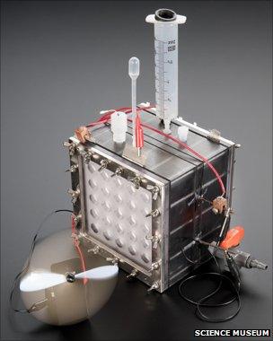 Microbial fuel cell (Image: Science Museum)