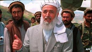 Burhanuddin Rabbani in 1998