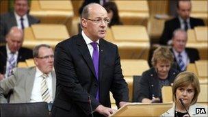 John Swinney delivers his budget statement