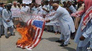 Pakistan protest against US drone attacks