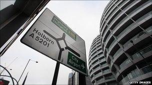 "Silicon roundabout" in east London