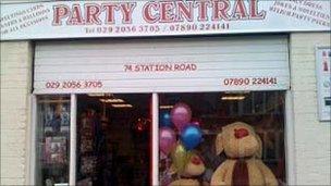 Party Central shop