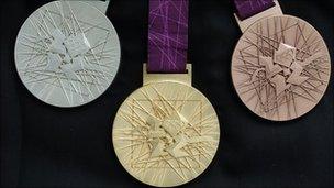 London 2012 Olympic medals