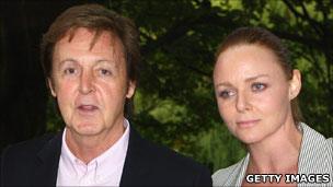 Sir Paul and Stella McCartney