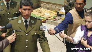 General Rene Sanabria, speaking in November 2008