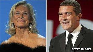 Glenn Close and Antonio Banderas