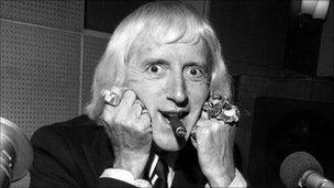 Jimmy Savile in 1974