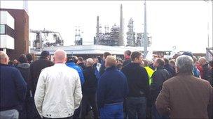 Protest at Immingham