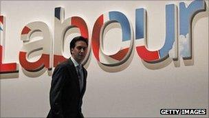 Ed Miliband at the Labour conference