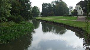 The River Roding in Fyfield