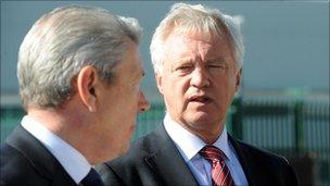 MPs Alan Johnson and David Davis