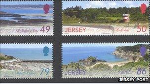 Jersey Post's new scenery stamps