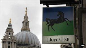 Lloyds TSB sign