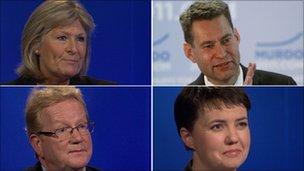 Four Scottish Tory Party leader contenders