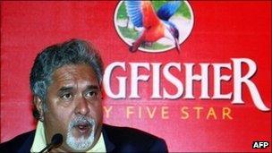 Kingfisher chairman and chief executive Vijay Mallya