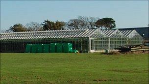 Vinery site in the Forest, Guernsey