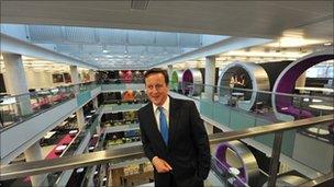 David Cameron in Manchester