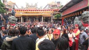 Mazu festival in Taiwan