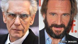 David Cronenberg and Ralph Fiennes