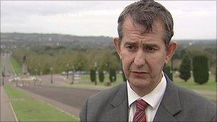 Health Minister Edwin Poots