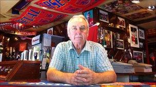 Liam Mac Cana, landlord at the Gunners pub