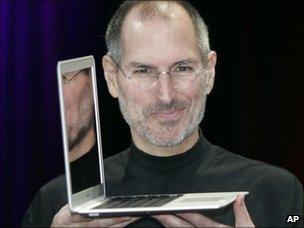 Steve Jobs and Macbook Air