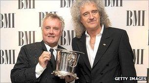 Roger Taylor and Brian May