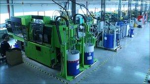 Factory floor of Poland's Topsil household appliances company