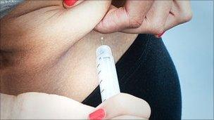 Insulin injection