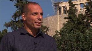 Professor Yanis Varoufakis, Department of Economic Policy at the University of Athens