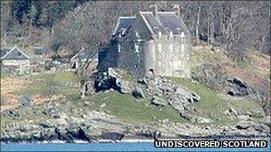 Duntrune Castle from Crinan