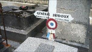 General Bridoux's gravestone