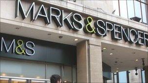 A Marks and Spencer store