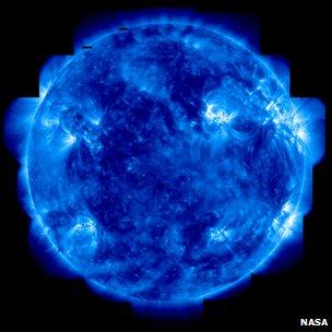 Sun imaged in ultraviolet